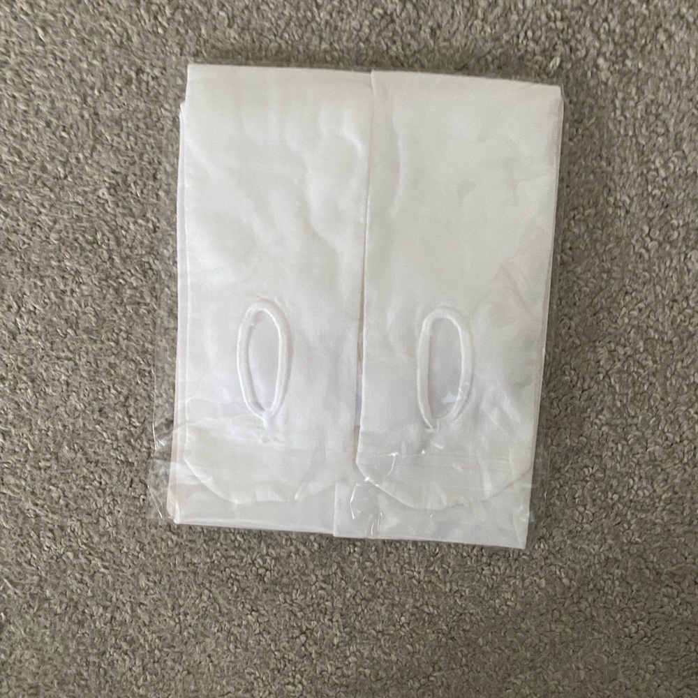 SHEIN 2x Pair Sheer White Tights